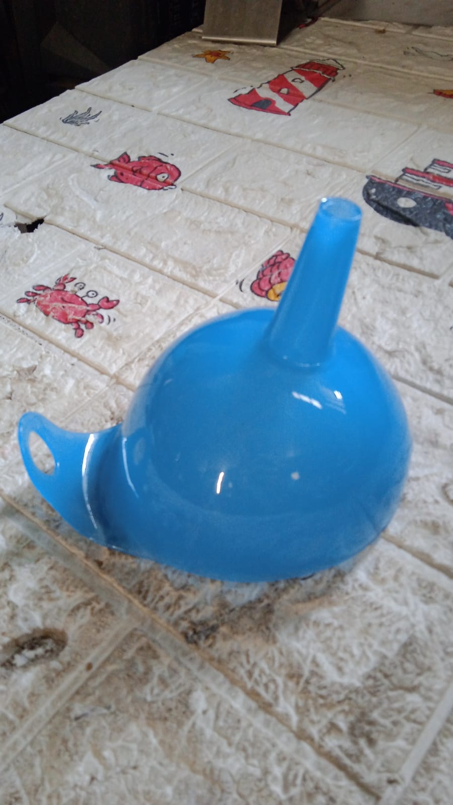 Plastic Funnel For Pouring Oil, Sauce, Water, Juice Cooking Oil, Powder, Small F - 17555_plastic_funnel_1pc_d127