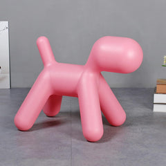 Plastic Cute Animal Puppy Chair,Creative Dog Low Footstool,Cartoon Foot Rest Sto - 4315_animal_shape_chair_1pc