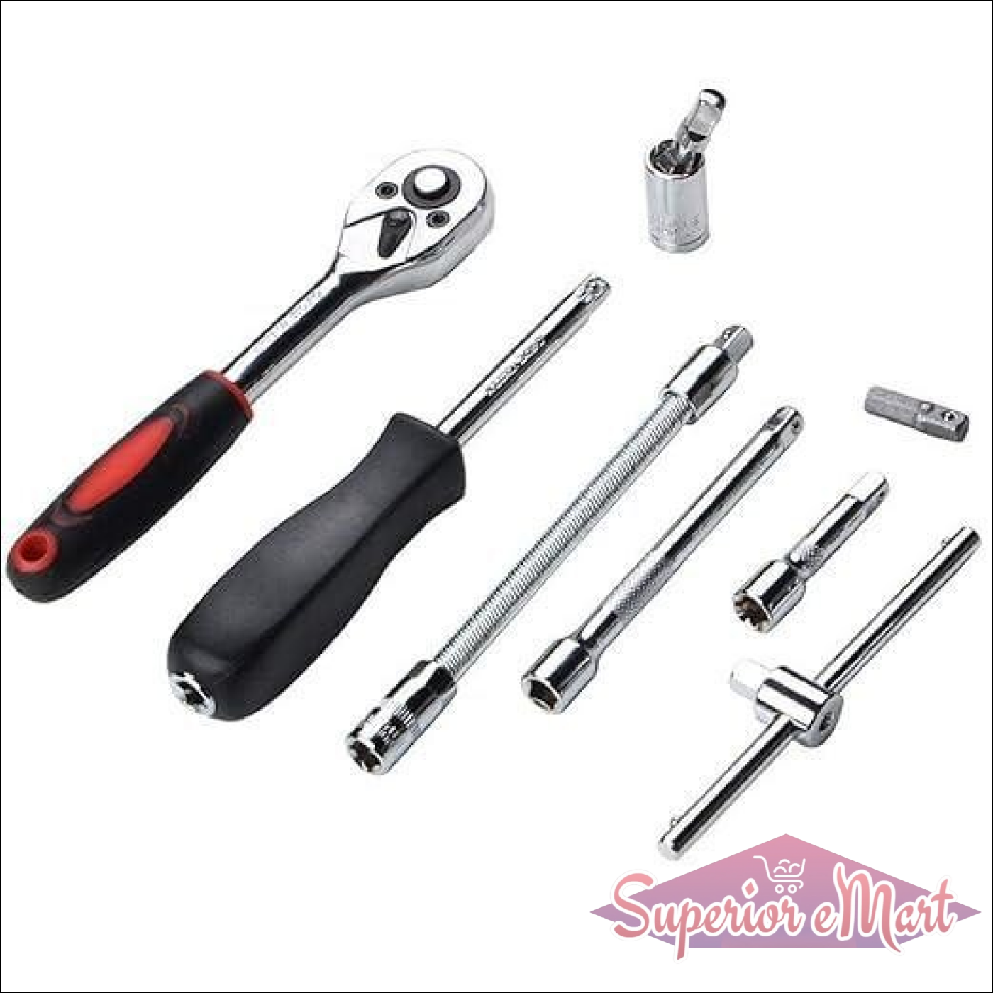 46 in 1 Pcs Tool Kit & Screwdriver and Socket Set - Superior eMart