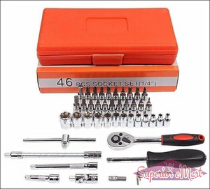 46 in 1 Pcs Tool Kit & Screwdriver and Socket Set - Superior eMart