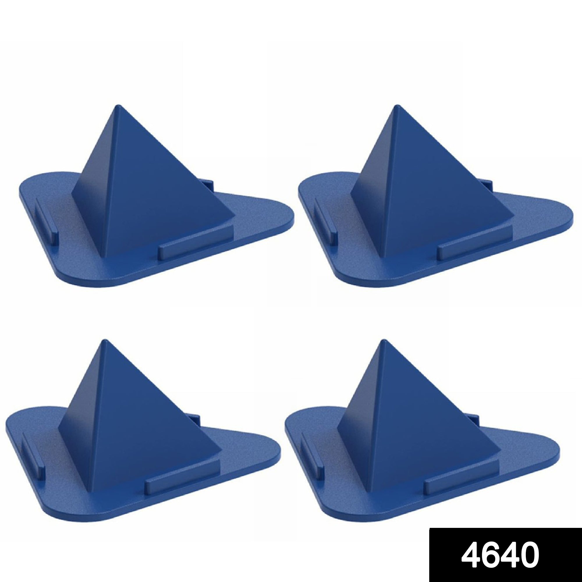 Universal Portable Three-Sided Pyramid Shape Mobile Holder Stand - 4640_4pc_pyramid_mob_stand