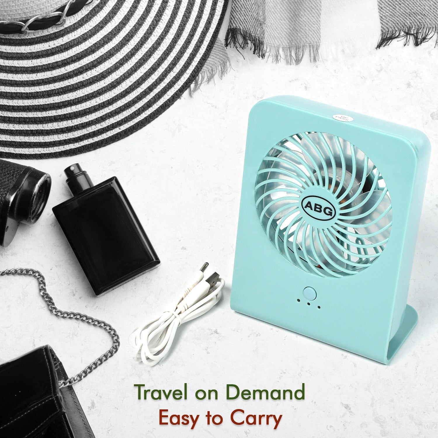 Portable Desk Fan Big Table Fan3 Step Speed Setting Fan Personal Desk Fan Suitab - 4810_portable_desk_fan_big