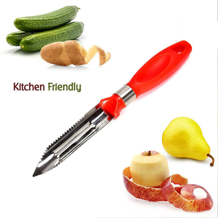 Superior eMart 2-in-1 Stainless Steel Knife Peeler