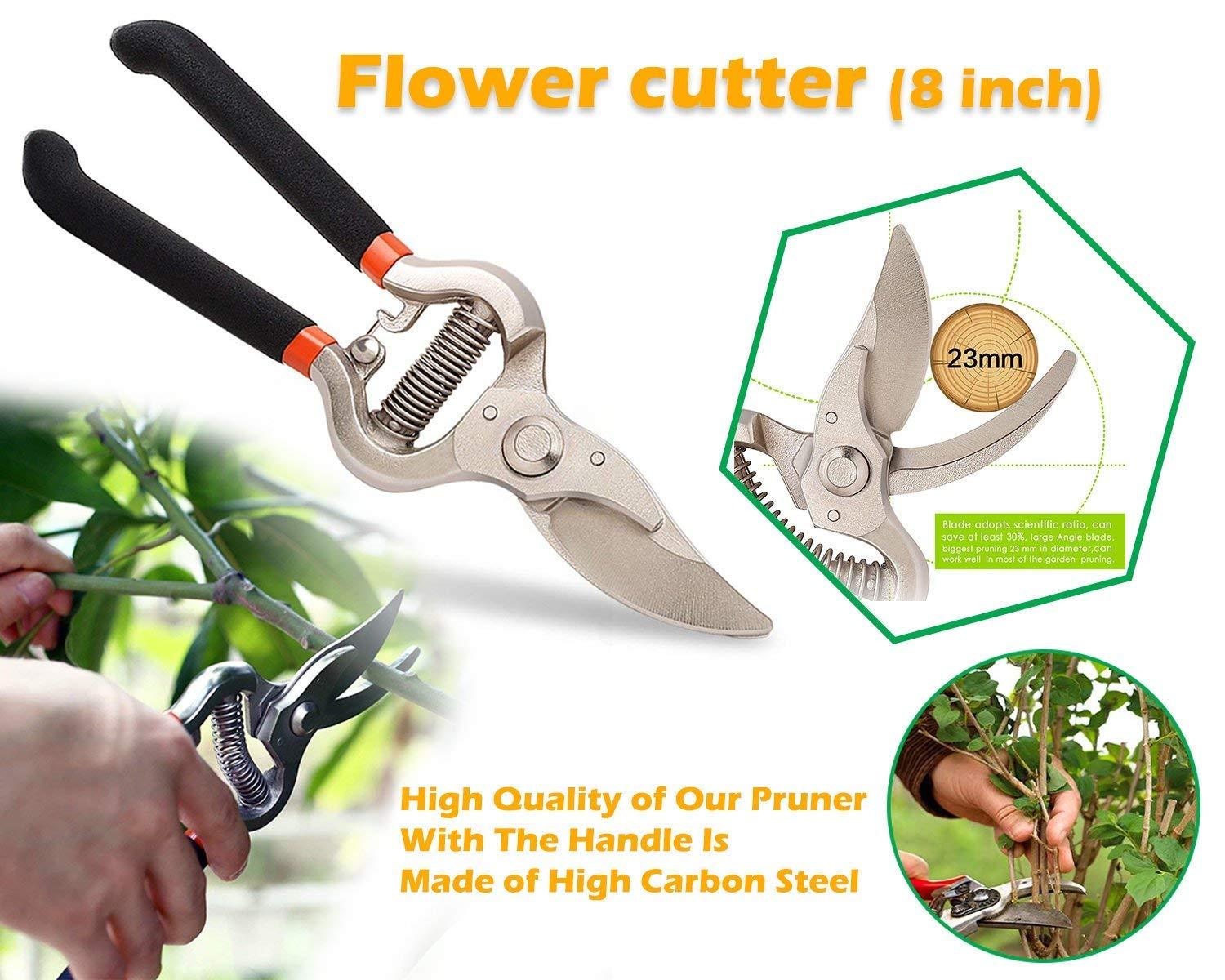 Ergonomic garden pruners for easy grip