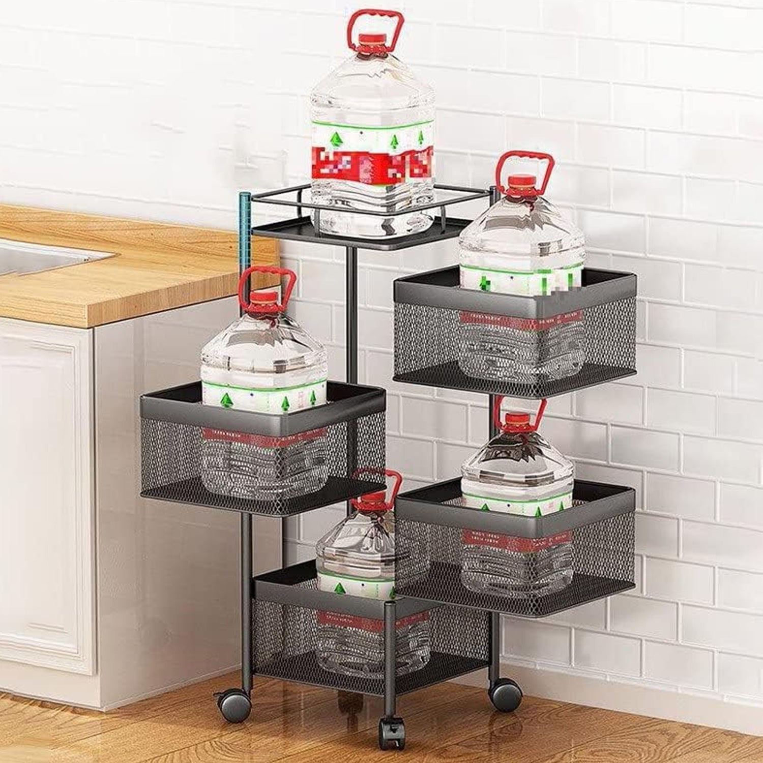 Metal High  Kitchen Trolley Kitchen Organizer Items and Kitchen Accessori - 5731_4_layer_kitchen_trolley