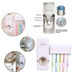 Toothpaste Dispenser & Tooth Brush Holder - 0174_tooth_dispenser