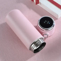 Smart Vacuum Insulated Water Bottle with LED Temperature Display, Cold & Hot | L - 12993_mix_temperature_bottle_320ml