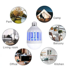 12W Mosquito Killer Lamp E27 Summer Moths Flying Insects Led Zapper Mosquito Kil - 6898_mosquito_killer_lamp_12w