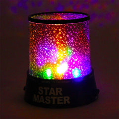 Star Night Light Projector Lighting USB Lamp Led Projection LED Night (Battery & - 1233_star_projector_night_lamp