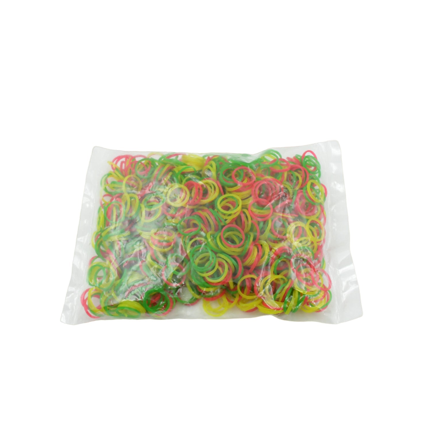 Multicolor Rubber Bands (Elastic & Reusable, Office & Home) - 4358_nylon_rubber_0_75inch_100gm