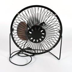 USB Table Desk Personal Metal Electronic Fan, Compatible with Computers, Laptops - 17678_usb_table_desk_fan_no2