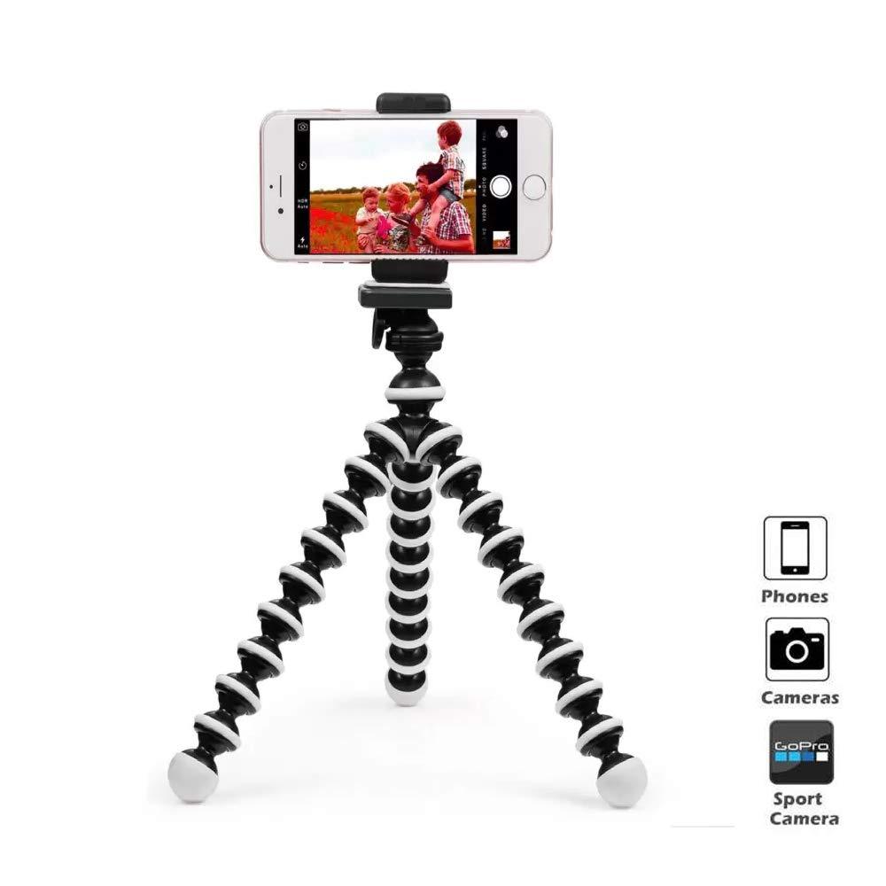 Flexible Gorilla tripod for cameras and phones.