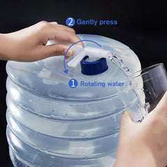 Outdoor Camping Collapsible Portable Water Container with Carry Handle Tap Valve - 17547_collapsible_water_cotainer_10ltr