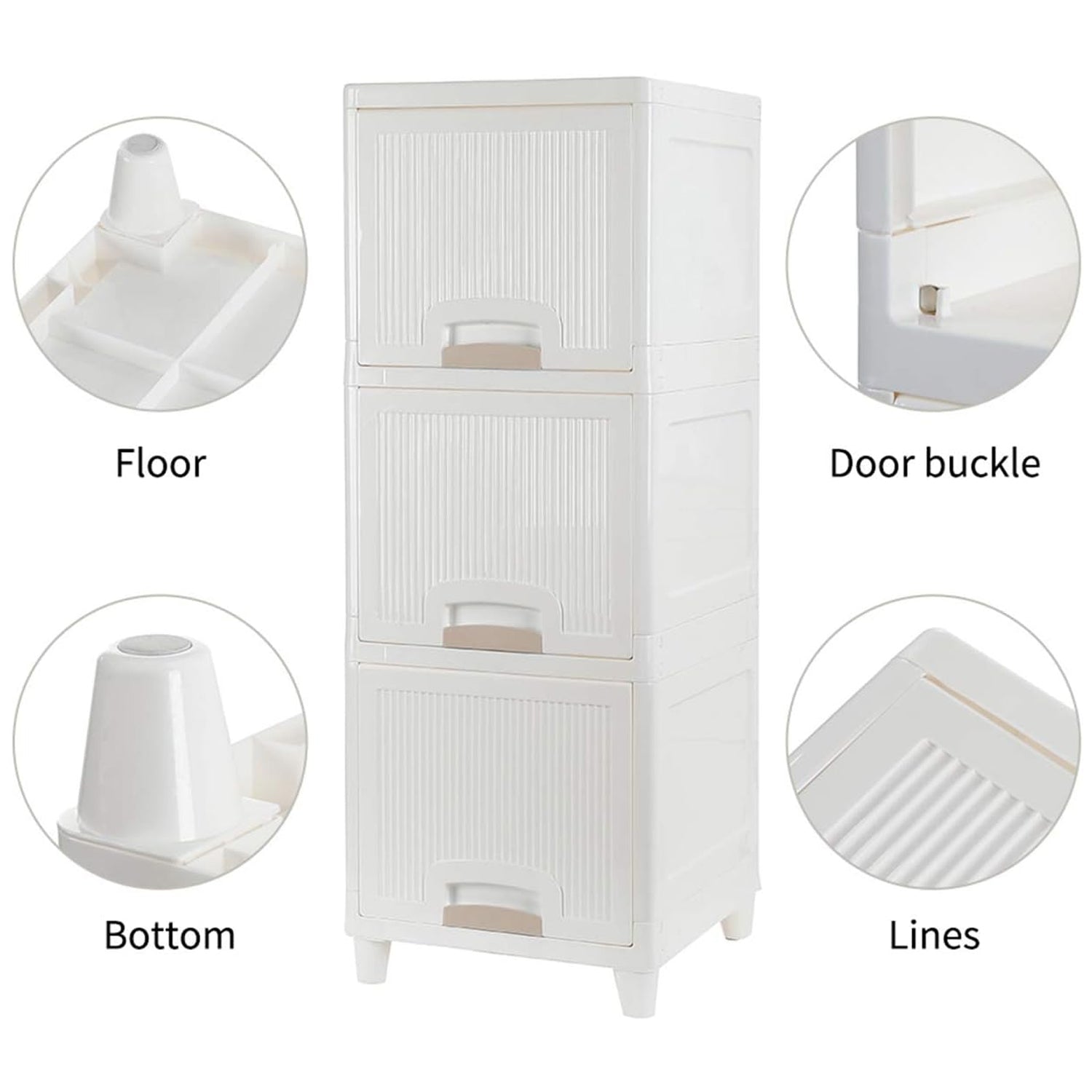 Multipurpose Storage Cabinet, Storage Solutions plastic drawers || Multi Layer W - 17736_multi_3_layer_storage_drawers