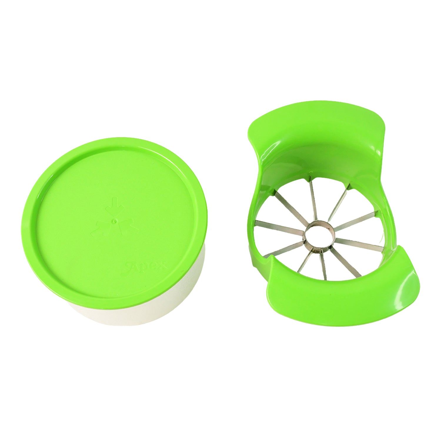 Apple Cutter With Container | Unbreakable Abs Body | Stainless Steel Blades