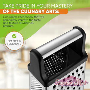5-in-1 Stainless Steel Grater - Superior eMart