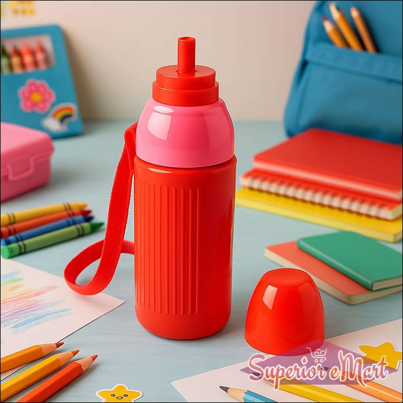 500ml Kids Insulated Water Bottle (1 Pc) - Superior eMart
