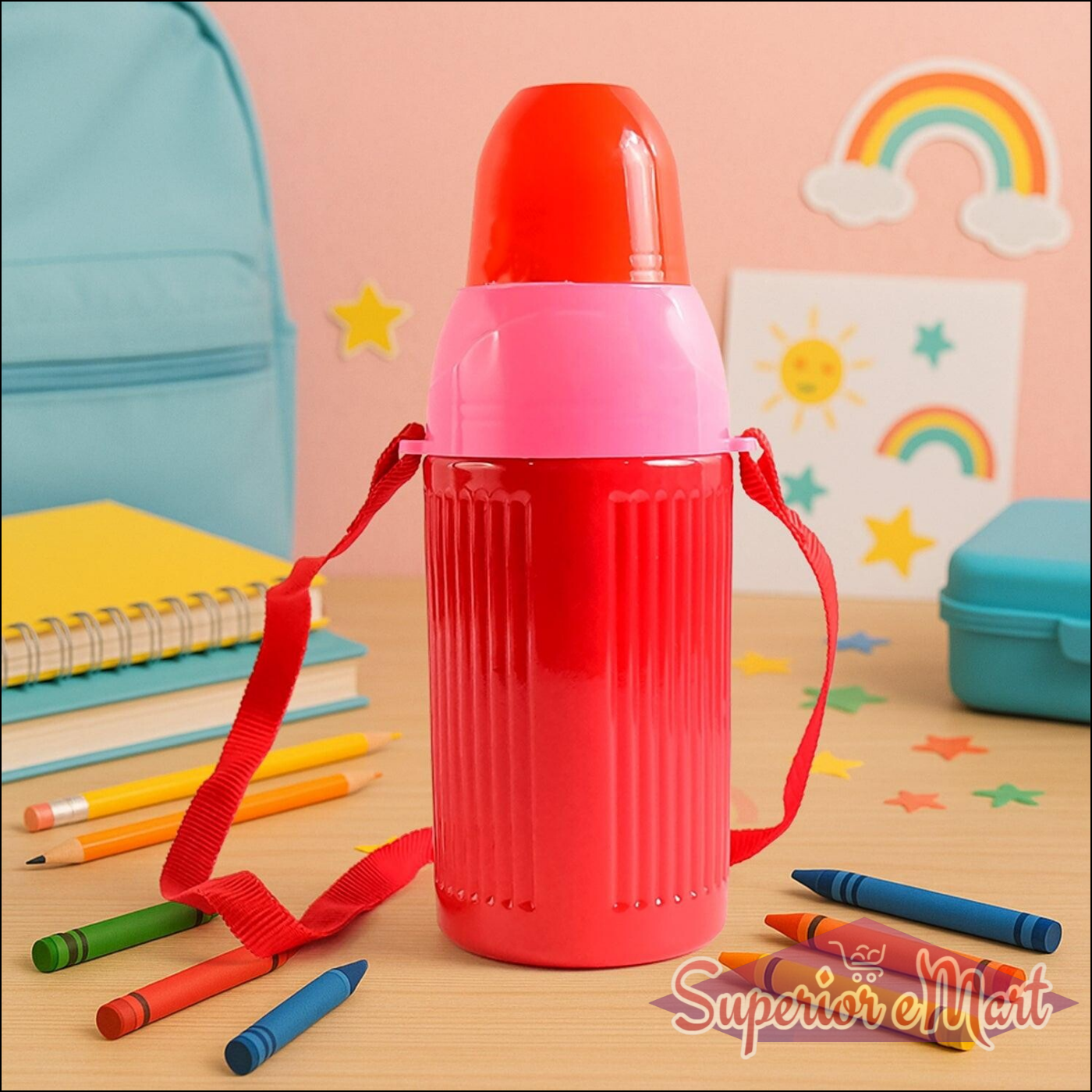500ml Kids Insulated Water Bottle (1 Pc) - Superior eMart