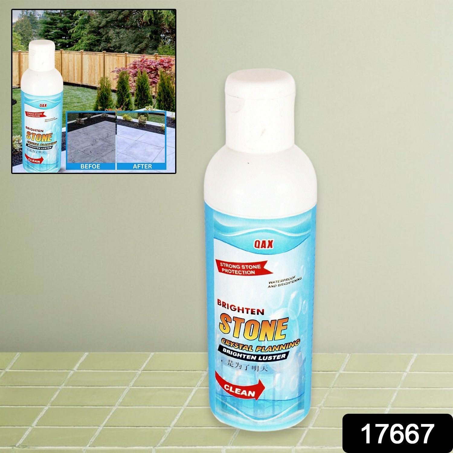 Stone Stain Remover Cleaner, Stone Crystal Plating Agent, Marble Stone Cleaner P - 17667_stone_stain_remover_cleaner