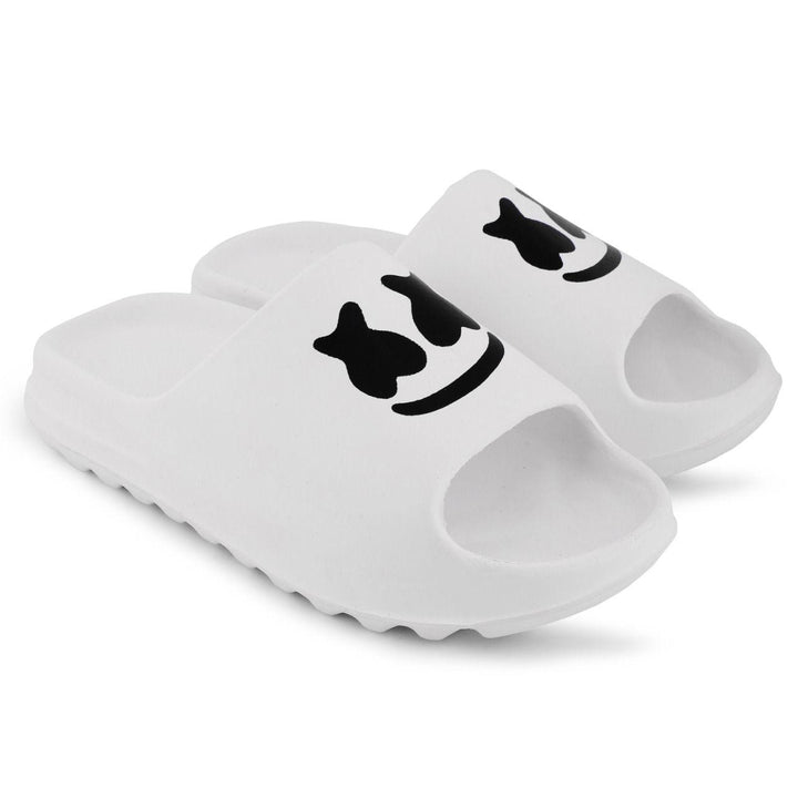 Stylist White Slider For Men