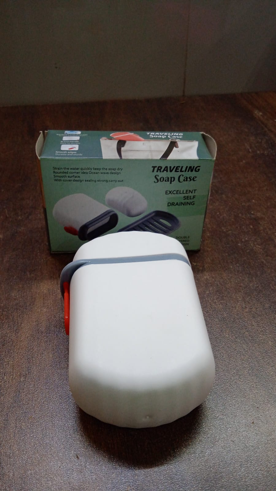 Stylish and Practical Soap Holder for Travel  Soap Box With Secure Seal and Non - 17895_capsule_soap_case_n_box_1pc