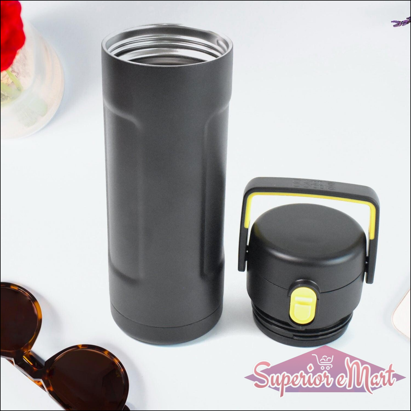 527ml Insulated Water Bottle – Leakproof Travel Mug - Superior eMart