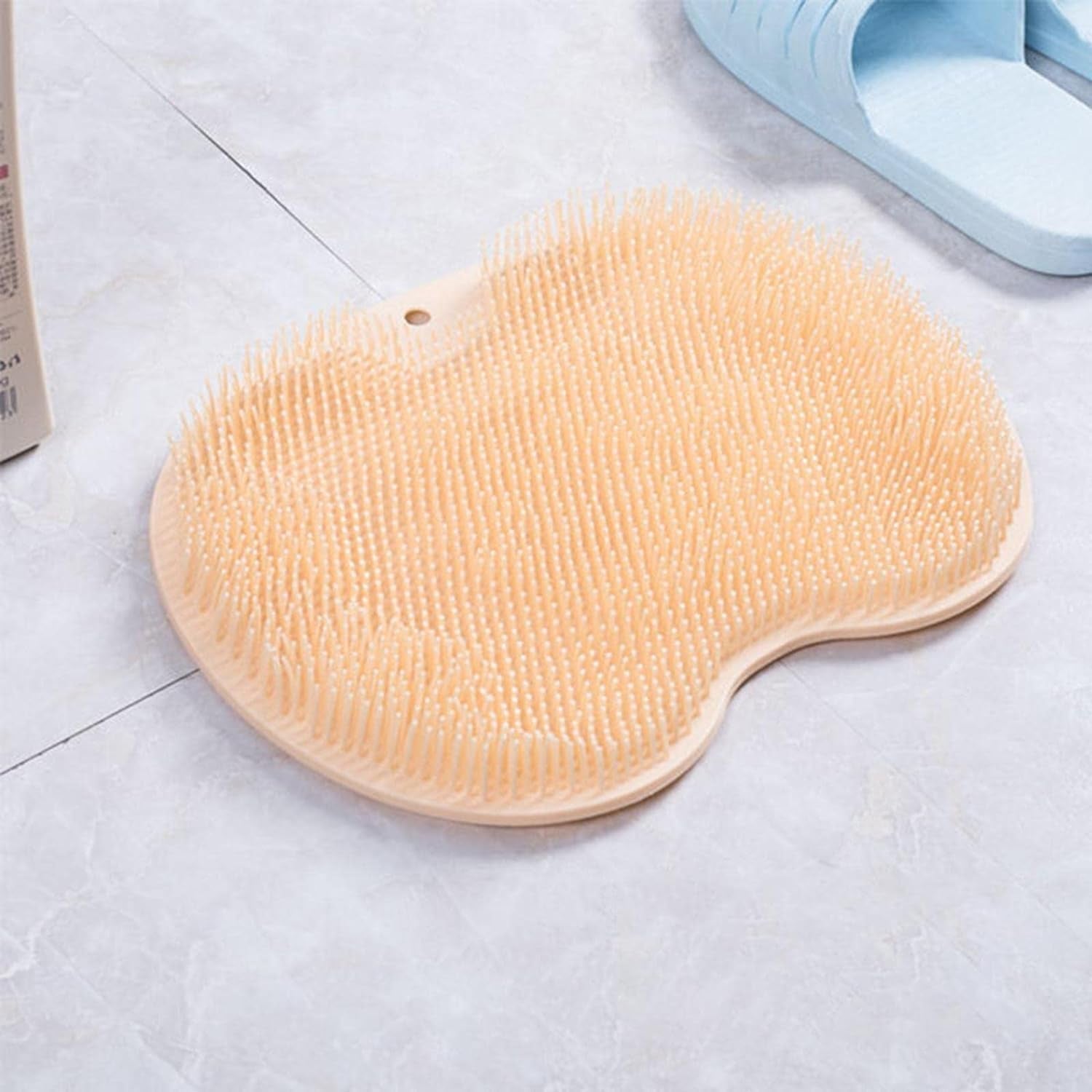 Silicone Bath Massage Cushion with Suction Cup, Shower Foot Scrubber Brush Foot  - 8549_silicone_bath_massage_1pc