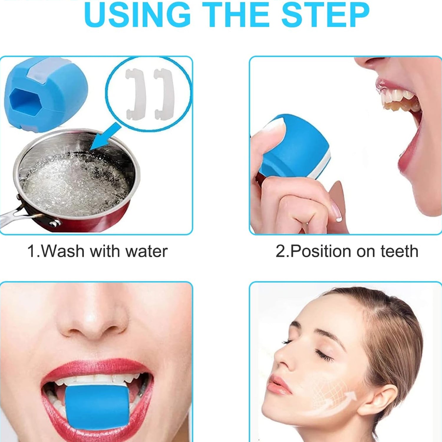 Blue Mouth Exerciser Used To Gain Sharp And Chiselled Mouth Easily And Fast (1 P - 13441_blue_mouth_exerciser_1pc