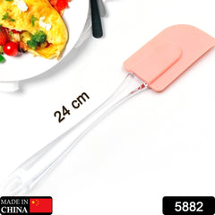 Heat-resistant silicone spatula for non-stick cooking