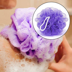 6074 Bath Shower Loofah Sponge Pouf Body Scrubber (Pack Of 6pcs) - Superior eMart