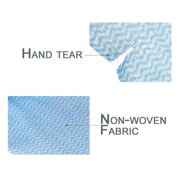 Non Wooven Fabric Disposable Handy Wipe Cleaning Cloth Roll (1Pc) - 1601_40pulls_tissue_roll