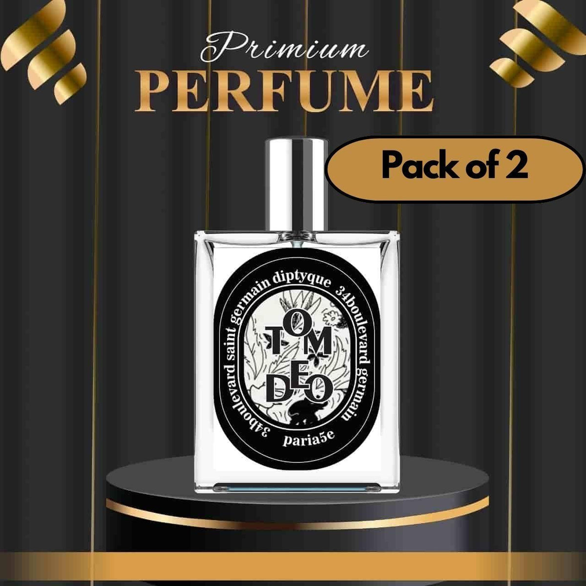 Tom Deo 34 Boulevard Germain Perfume 100ML Pack of 2