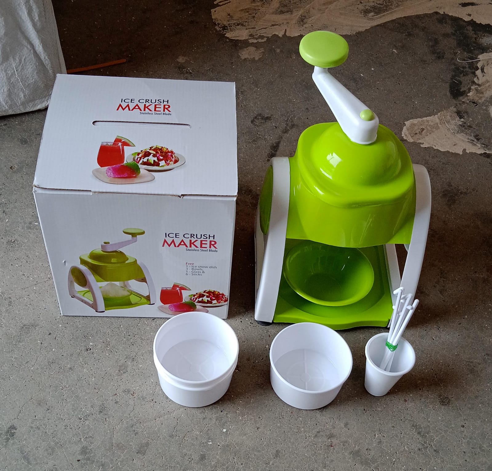 Miracle Small Plastic Ice Gola Maker Ice snowmaker Machine | Ice Crusher | Indo - 8202_pla_small_ice_gola_maker