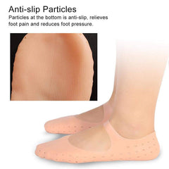 6037 Anti Crack Silicone Gel Foot Protector Moisturising Socks - Superior eMart