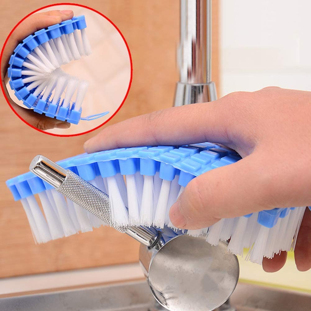 घर, रसोई और बाथरूम के लिए लचीला प्लास्टिक सफाई ब्रश, - 1427_flexible_cleaning_brush