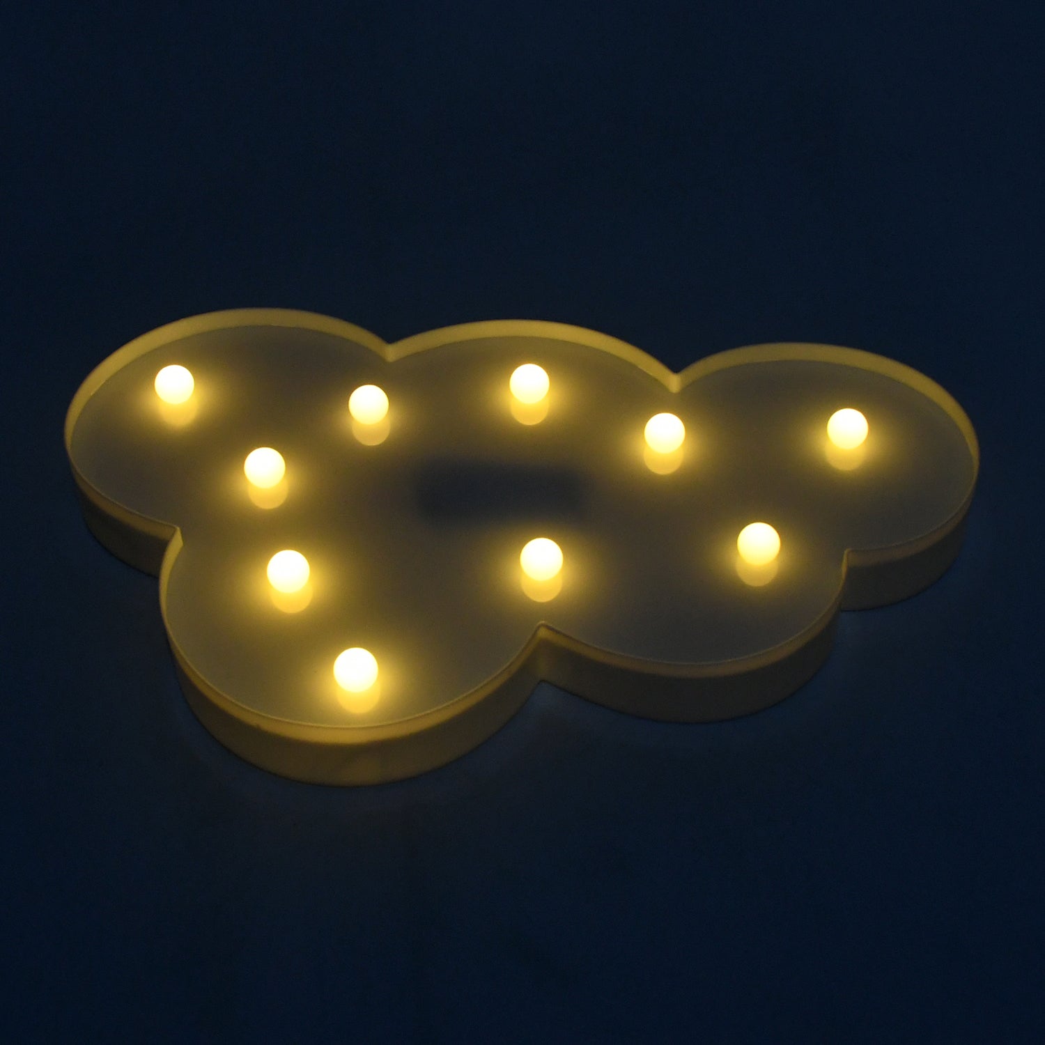 3D LED Night Light Table Lamp for Party Birthday Wedding Atmosphere, Battery Ope - 12941_cloud_shape_led_night_light