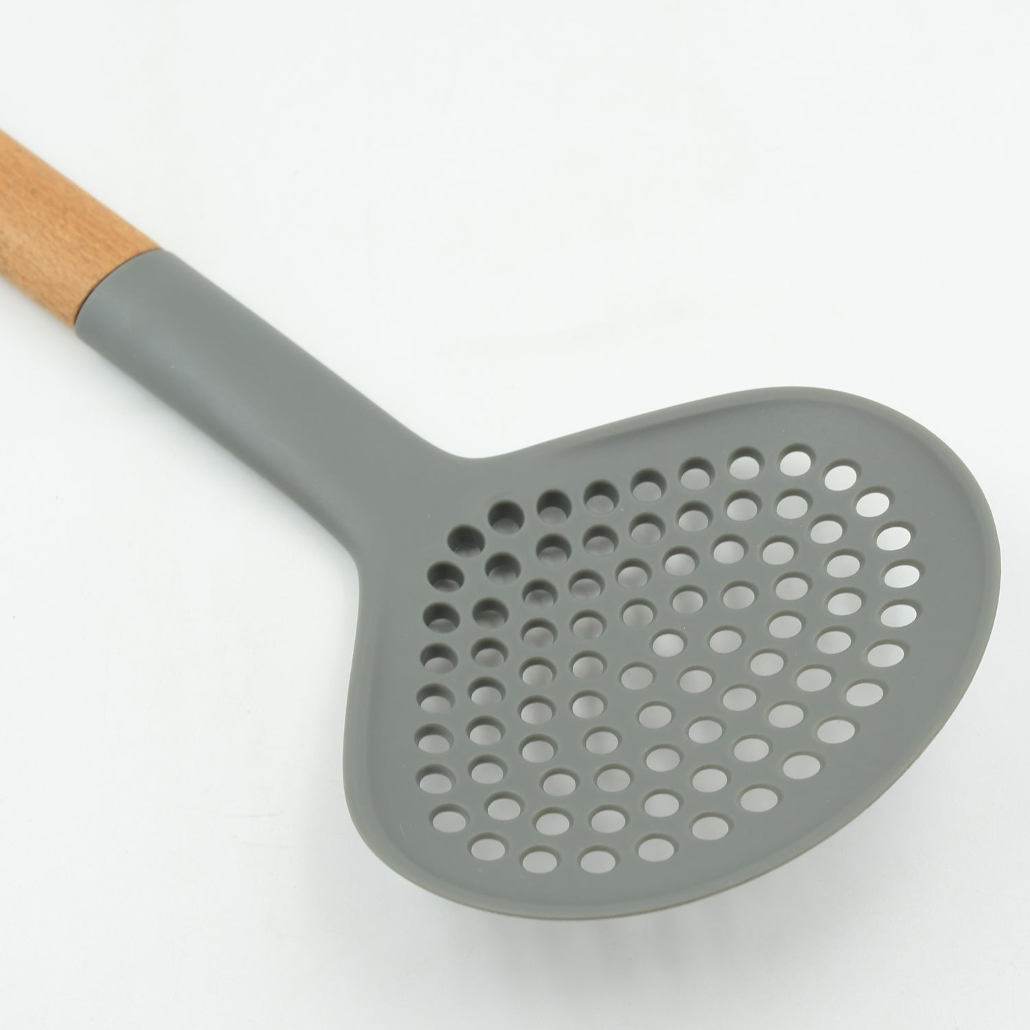 Plastic Kitchen Accessories Skimmer, Spatula Spoon & Soup Spoon Heat Resistant   - 5756_plastic_cooking_skimmer_1pc