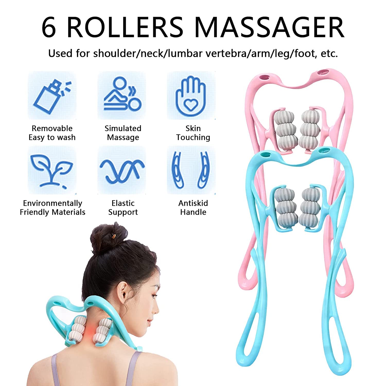 Neck & Shoulder Massager: Portable Relief for Back, Waist & More (1 Pc) - 6593a_neck_shoulder_massager