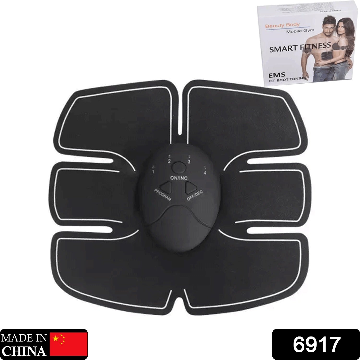 6 pack abs stimulator Wireless Abdominal and Muscle Exerciser Training Device Bo - 6917_1_muscle_massager