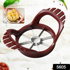 stainless steel apple cut, apple slicer, fruit divider, core remover, separator - 5605_fruits_slicer