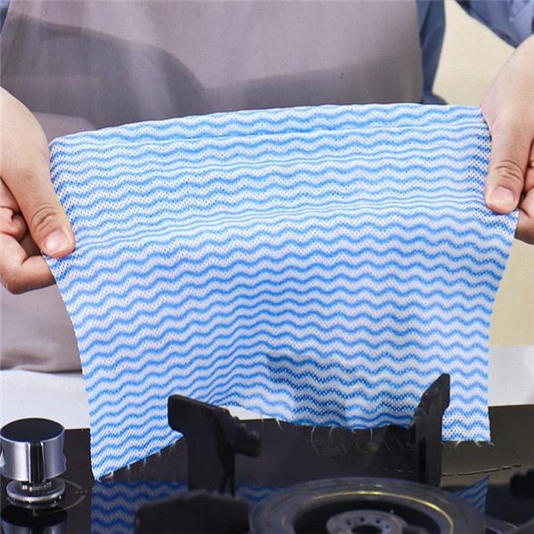 Non Wooven Fabric Disposable Handy Wipe Cleaning Cloth Roll (1Pc) - 1601_40pulls_tissue_roll