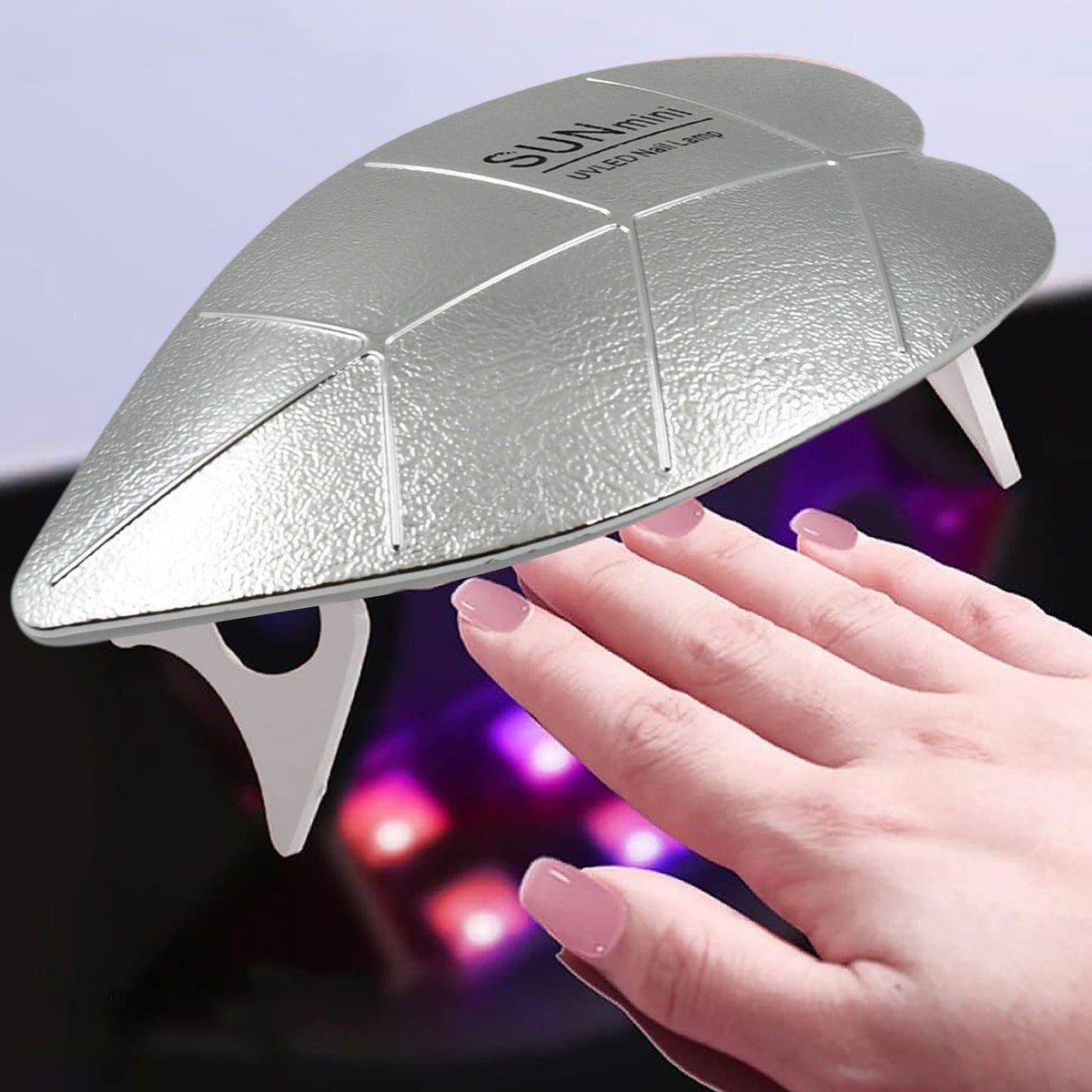 Mini Nail Lamp 6w 6 Led UV Nail Dryer with USB Cable for Gel Nail Polish Nail Ar - 12914_mini_nail_lamp_1pc