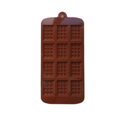 Silicone choco bar mould with 12 cavities