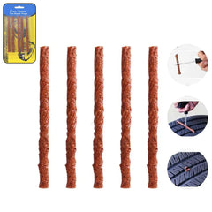 Tyre Repair Brown Emergency Puncture Seal Strips (5 Pcs Set) - Superior eMart