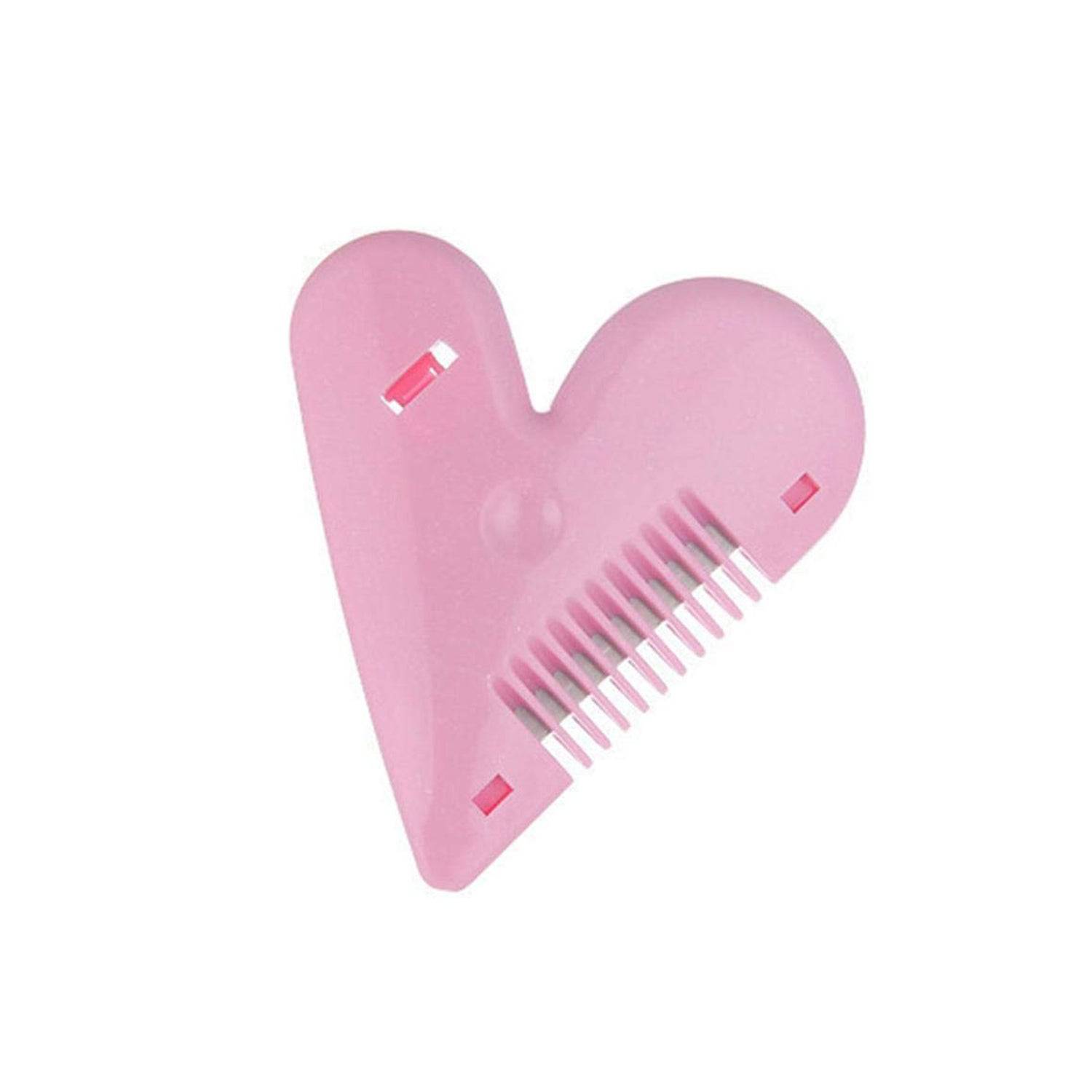 Heart Shape Plastic Hair Cutting Scissors (1 Pc  With Card Packing) - Superior eMart