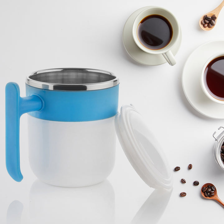 Superior eMart Stainless Steel Insulated Coffee Mug with Lid