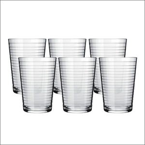 6-Pc Crystal-Clear Drinkware Set 300ml - Superior eMart