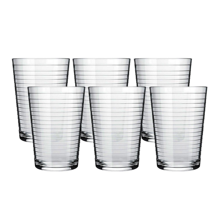 6-Pc Crystal-Clear Drinkware Set 300ml - Superior eMart