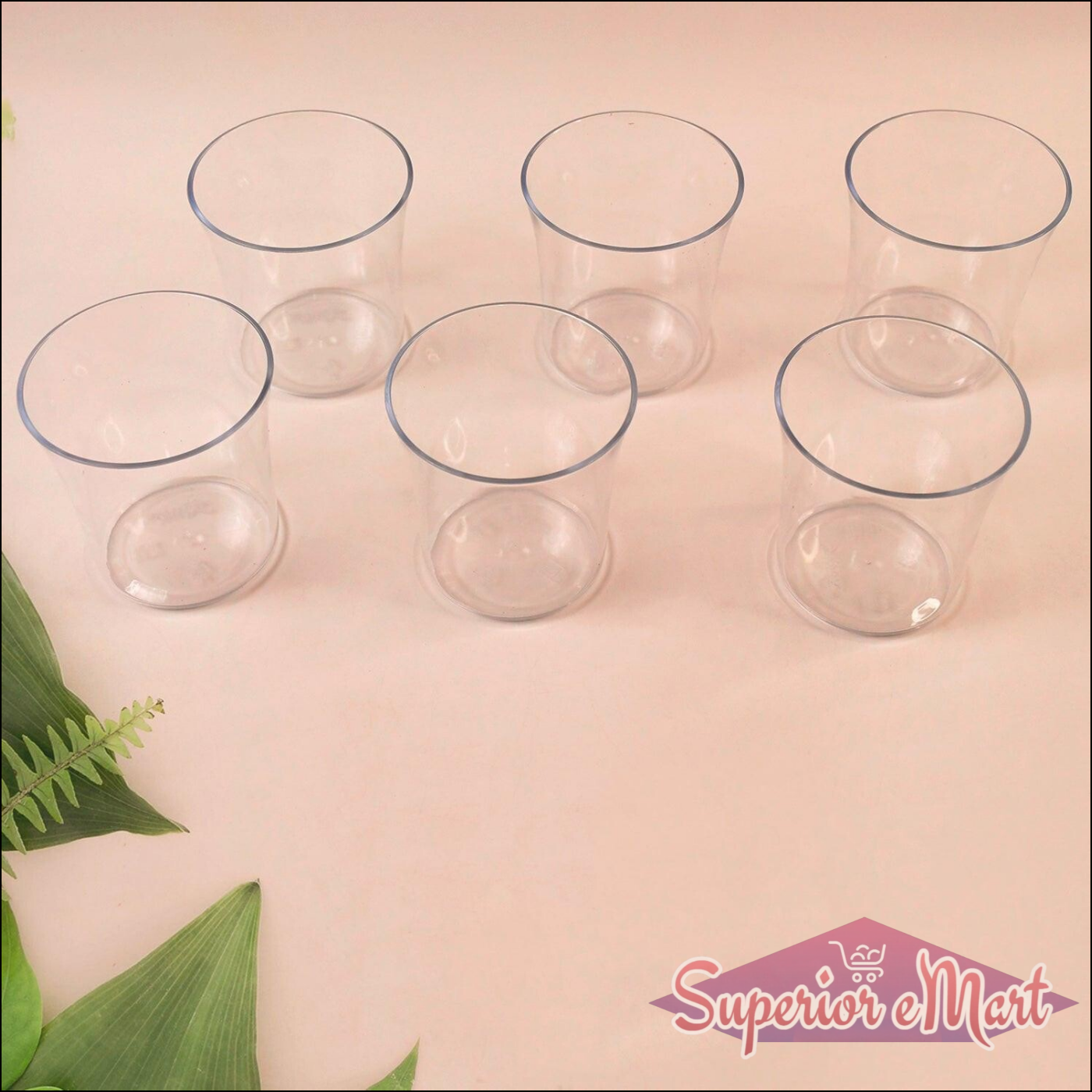 6-Pc Everyday Use Plastic Glassware Set - Superior eMart