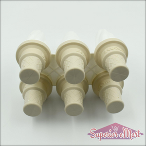 Superior eMart ice cream mold set with six cones for making homemade ice cream treats
